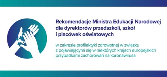 Rekomendacje Ministra Edukacji Narodowej dla dyrektorów przedszkoli, szkół i placówek oświatowych